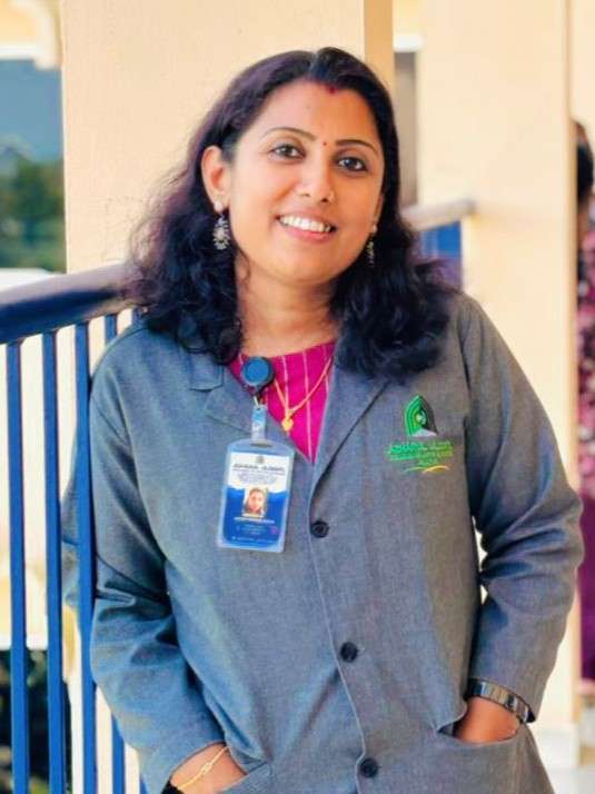 Meera M, HoD English, AUCAS